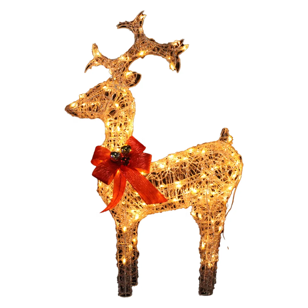 Christmas deer light Christmas deer outdoor Warm white clod white Modify Lamp Holiday Party Decoration