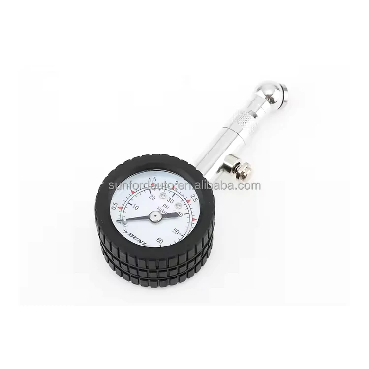 mini portable tyre tire air pressure gauge metal body dial wireless tire pressure gauge