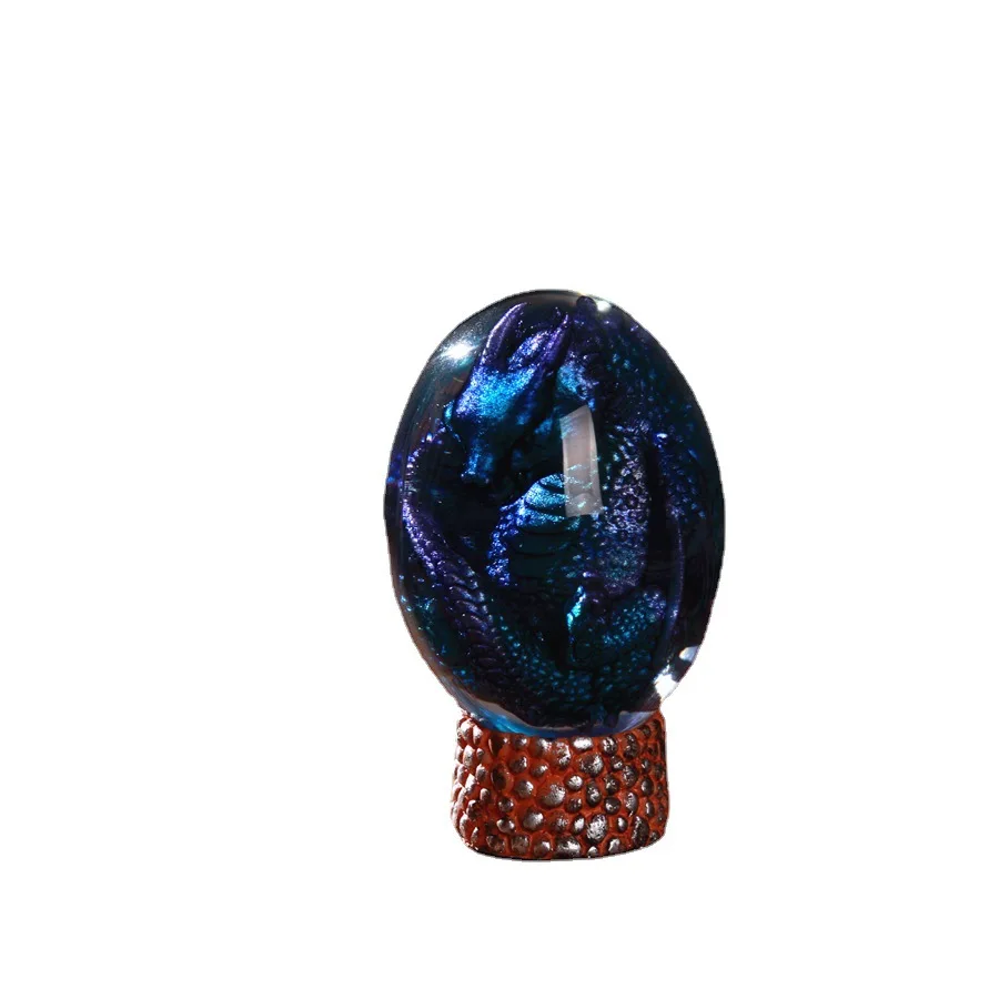 Wholesale Resin Lava Dragon Egg Retro Crafts Crystal Home Decor Gifts for Children and Adults