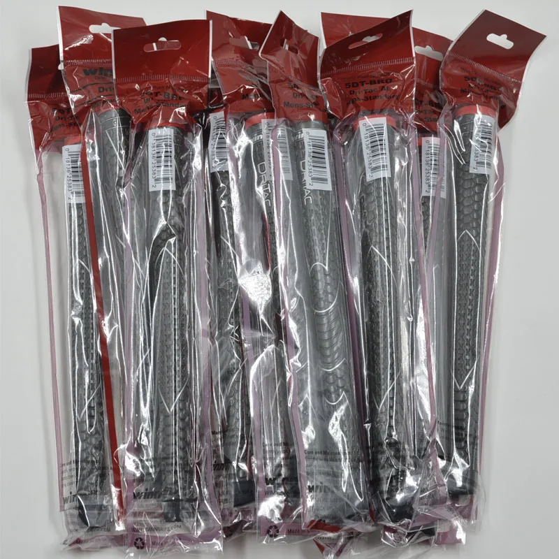 Winn Dri-Tac стандартный размер, рукоятка для гольфа, темно-серая рукоятка для клуба