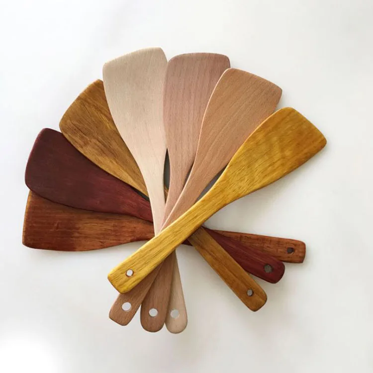 Custom Eco Friendly Natural Nonstick Cooking Tools Kitchen Wooden  Spatula