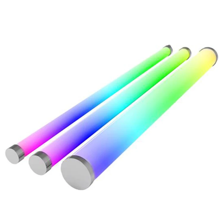 Матрица Artnet jinx DMX DC24V программируемый пиксель 28 Вт 1 метр 3D 360 градусов 30 мм Диаметр цифровые RGB светодиодные трубки для сценического освещения