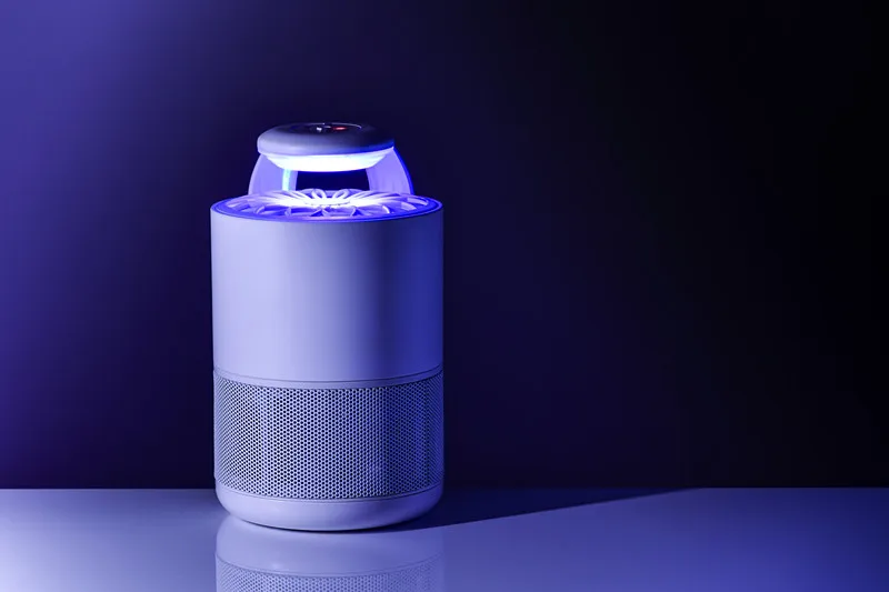 Suction fan insects and mosquito killing lamp