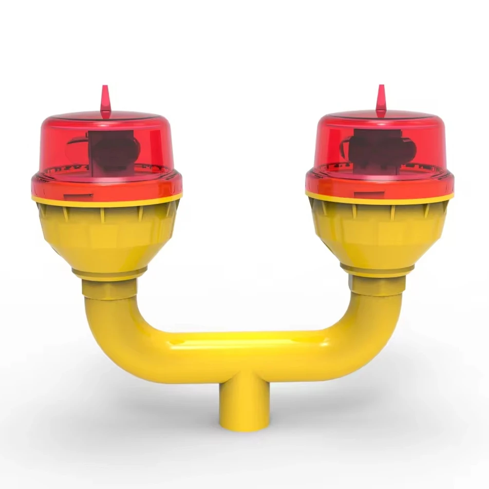 Double LED Low-intensity Aviation Obstruction Light/Led Aircraft warning light for tower/building