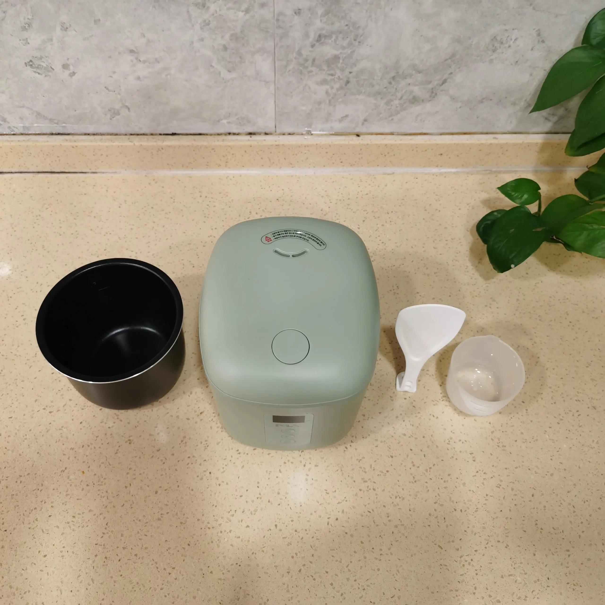 Mini Portable Hot Sell Intelligent LED Display One Touch Click Non Stick Coating Aluminium Inner Pot 1.2L Rice Cooker