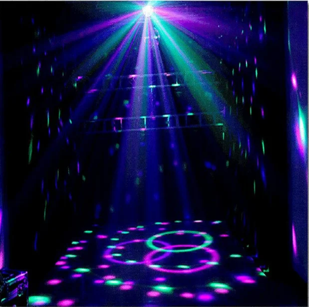 9 color Bluetooth magic ball remote control mp3 music crystal magic ball KTV seven color rotating voice control flash