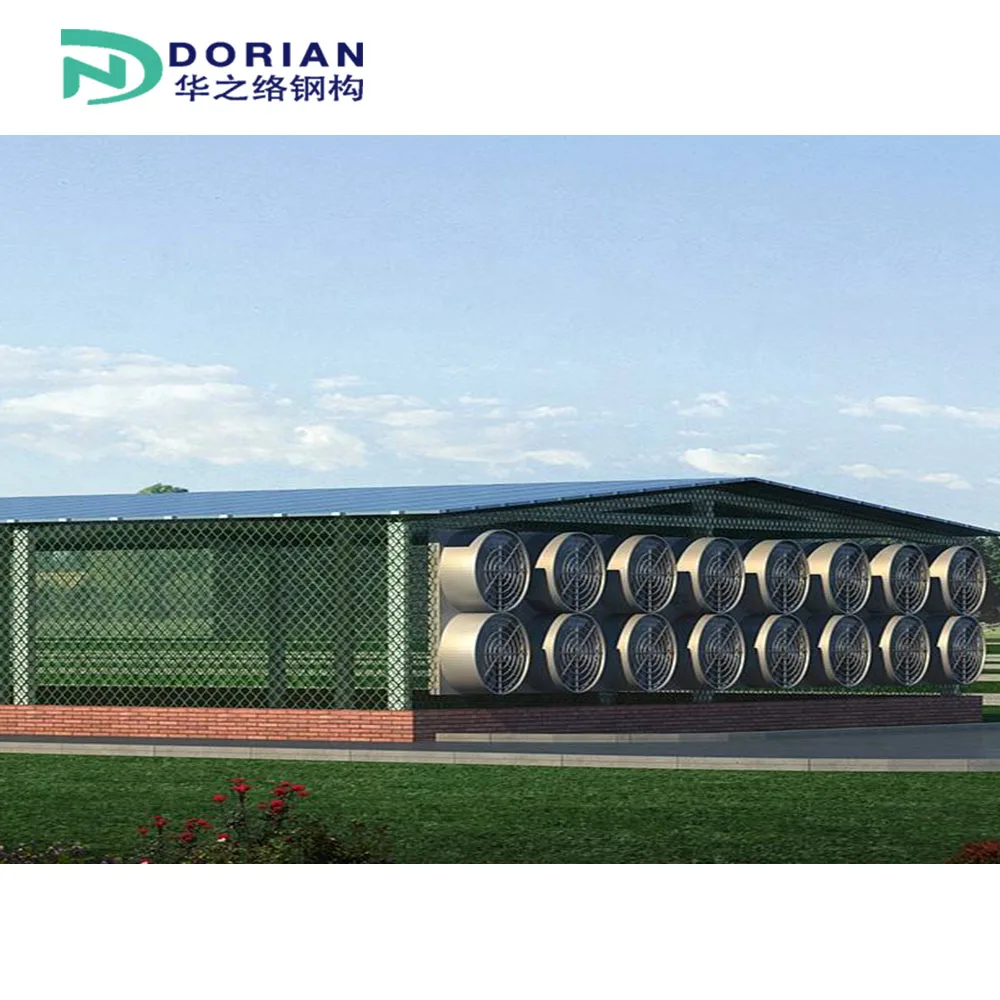 China Mainland Structural Steel Chicken Farm Metal Roofing Sheets Building Materials Construction