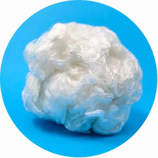 Ecofriendly сырое целлюлозное волокно из бамбуковой целлюлозы для