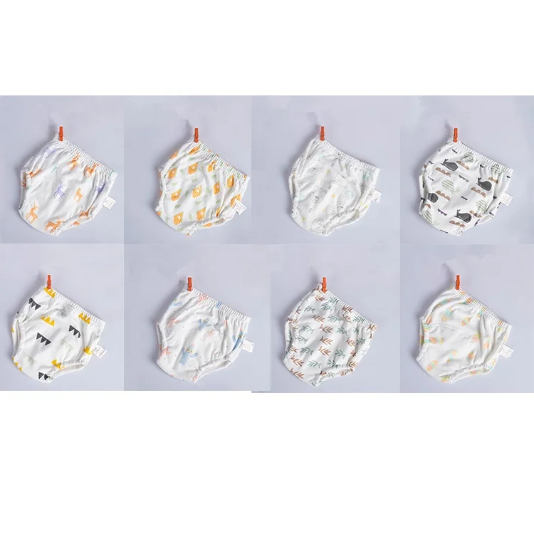 New oem less MOQ toddler potty training pants baby training pants diaper reusable training trousers