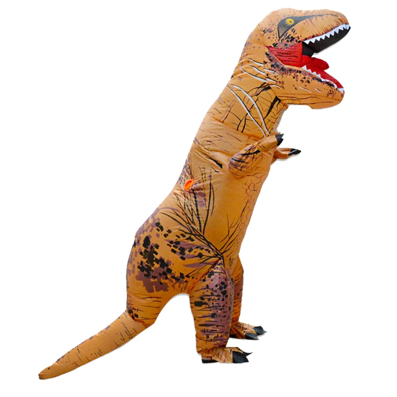 HUAYU батарейный блок на Хэллоуин надувной костюм динозавра дракона T-Rex для взрослых