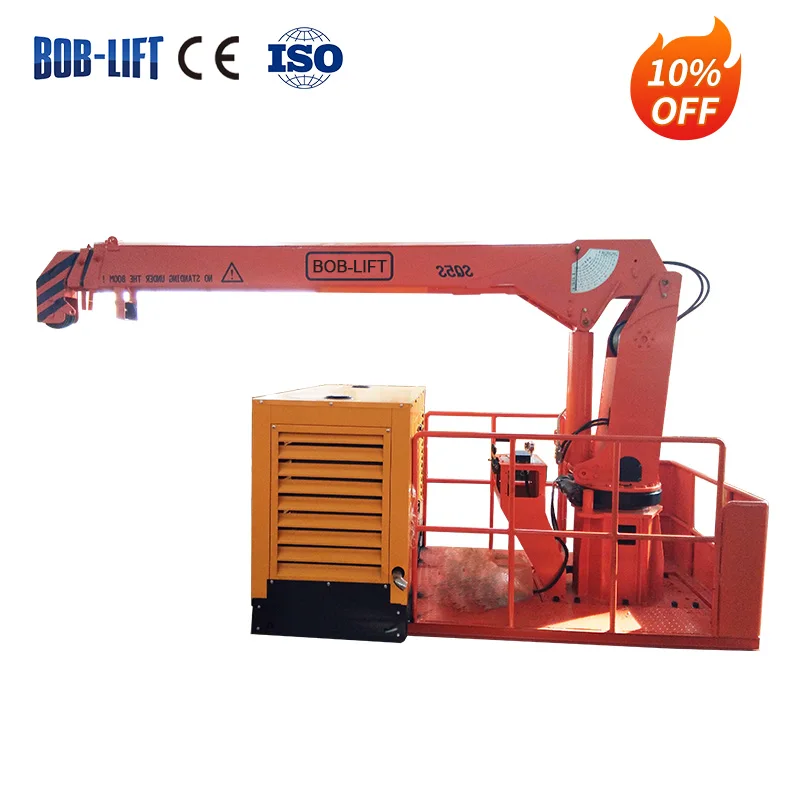 Bob-Lift Innovative 5 Ton Marine Telescopic Boom Marine Crane For Sale