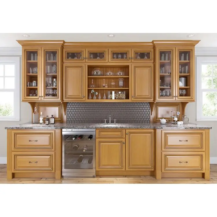Professional Kitchen Cabinet Kitchen Furniture High Gloss Kitchen With CE Certificate