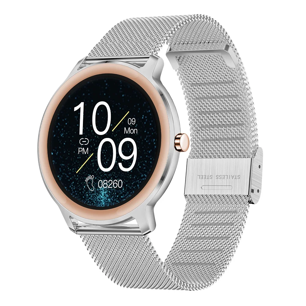 factory Smart Watch R18 Full Round Screen Heart Rate Monitoring IP67 Sports Watch Bracelet Fashion Ladies Smart Watch