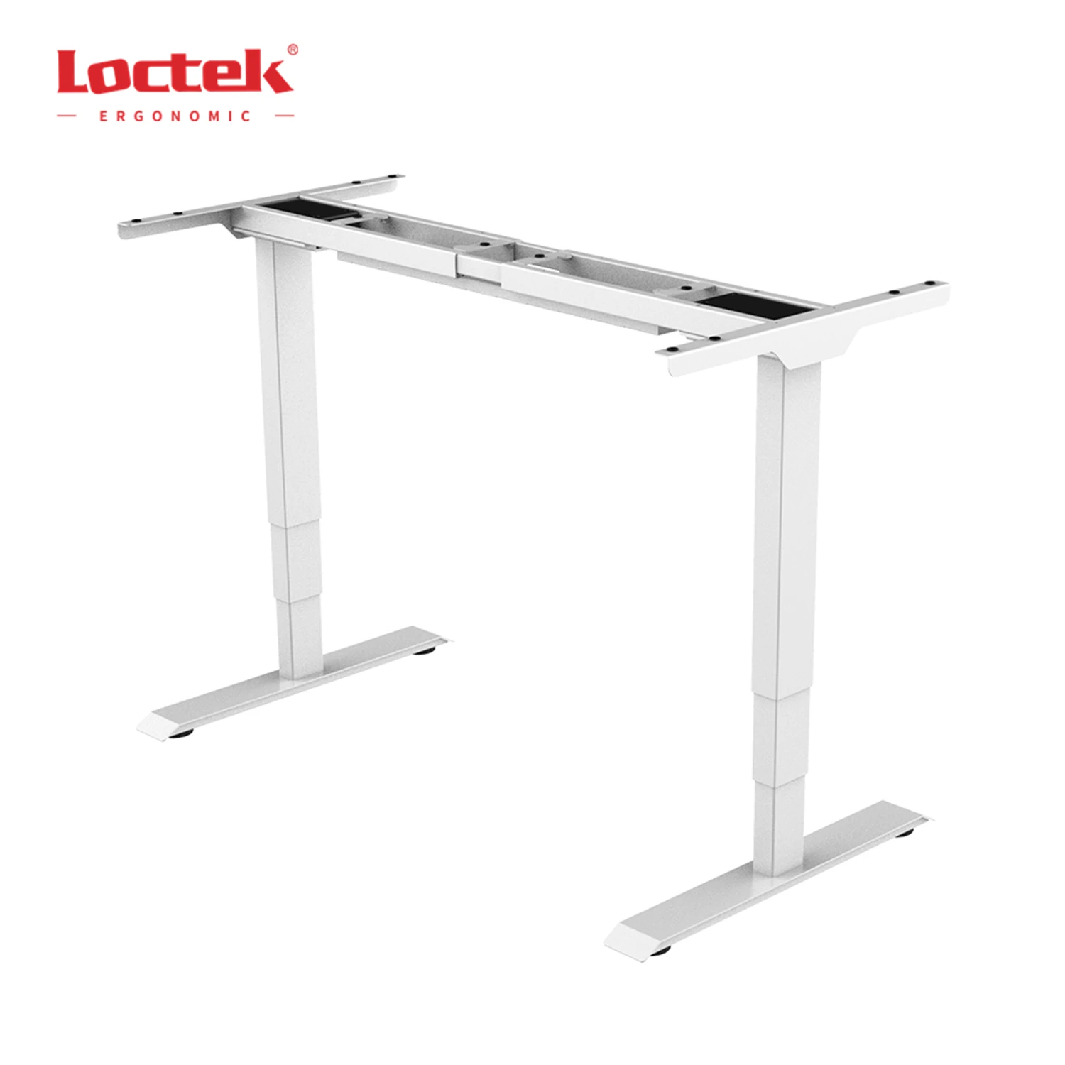 Двухмоторная Регулируемая по высоте стойка с откидной ножкой, стол для офиса Loctek ET224(IB)