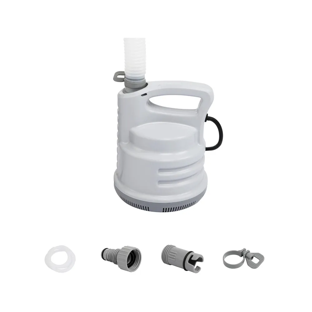 Bestway 58230 Outdoor Family Use Swimming Pool Accessory Water Drain Pump with 800 gal per hour