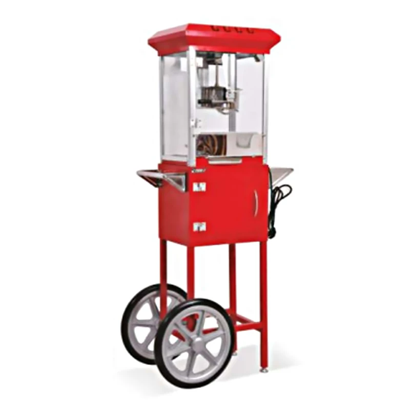 Factory Price Automatic Popcorn Maker Electric Commercial Popcorn Machine For Food Cart