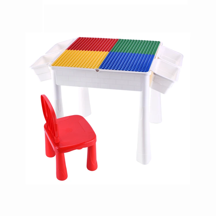 
Educational Building Blocks Desk Toys Plastic Kids Learning Table for Children 