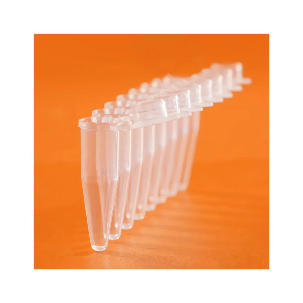 CE certified 0.2ml 8 strip PCR tube for fluorescent quantitative PCR using