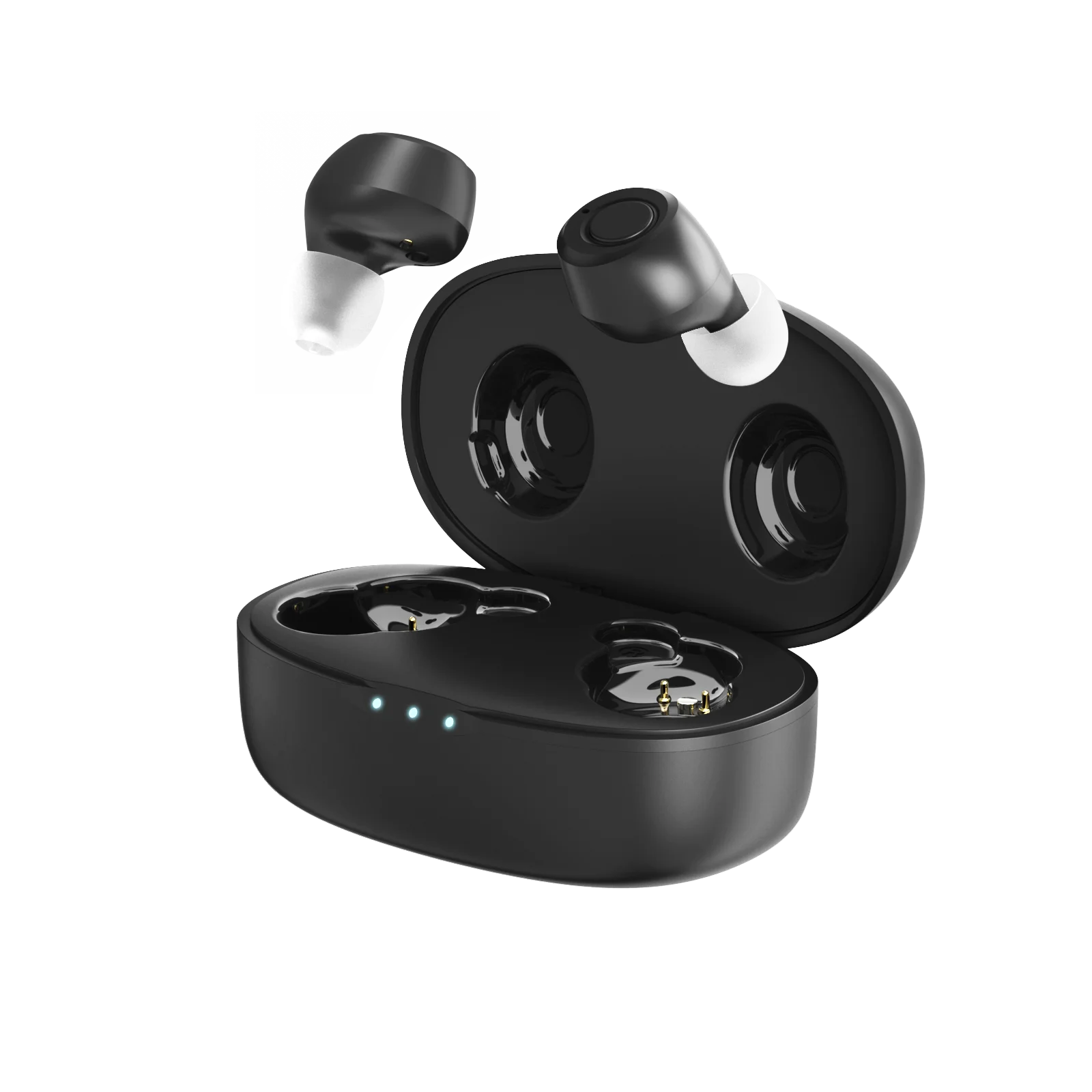 New product comfortable rechargeable 2 in 1hearing & music  ITE hearing aid