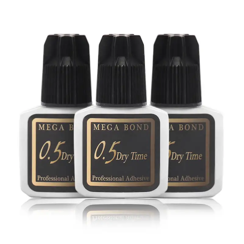 Korean Professional Eyelash Extension Glue Clear Fast Lash Glue Adhesive for Lash Extension Custom Fast Lash Glue Supplier