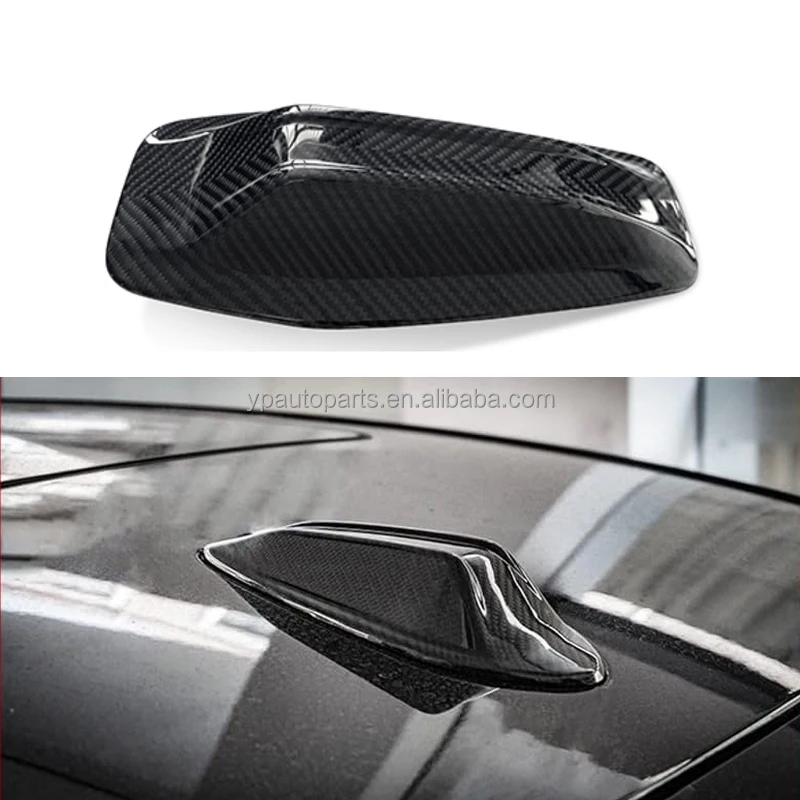 Carbon Fiber Antenna for 3 Series G20 LCI Sport Car Rear Roof Shark Fin G87 G28 Car Exterior Roof Trim