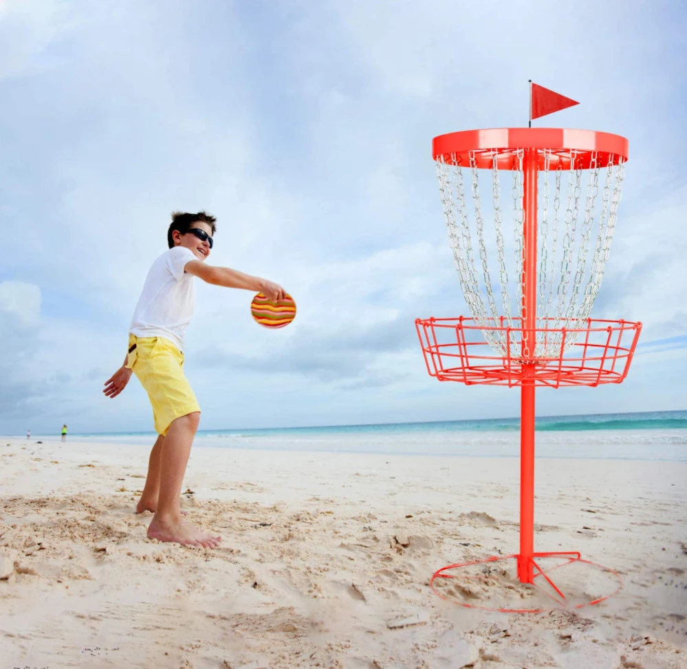 UGA Disc Golfmand Wholesale High Quality Disc Golf Basket 147Cm Height For Indoor Outdoor Sports Game