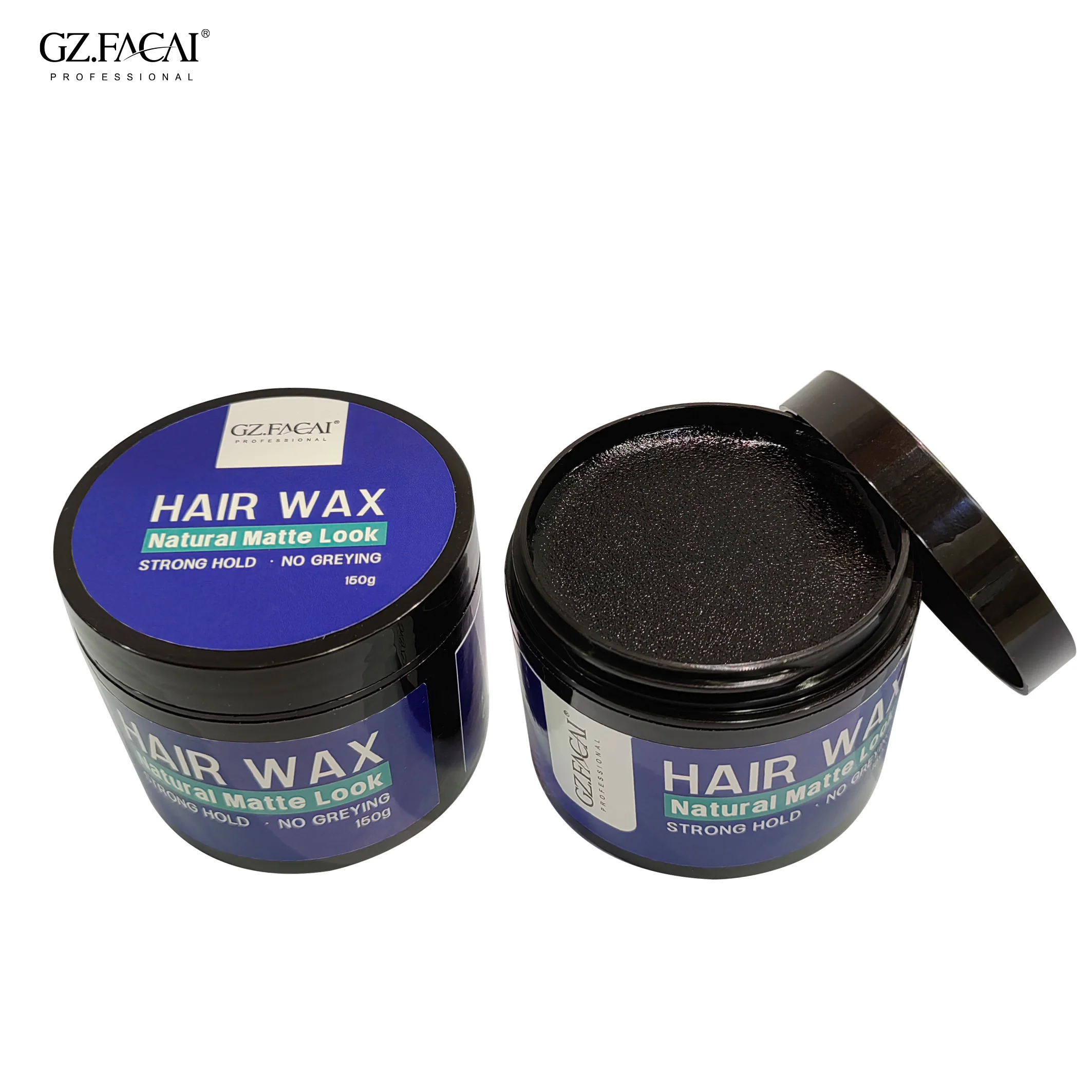 Low MOQ Private Label Alcohol Free Fashion Hair Best Fashion Clay Gel Pomade Men Styling Hair Wax For Hair 100g