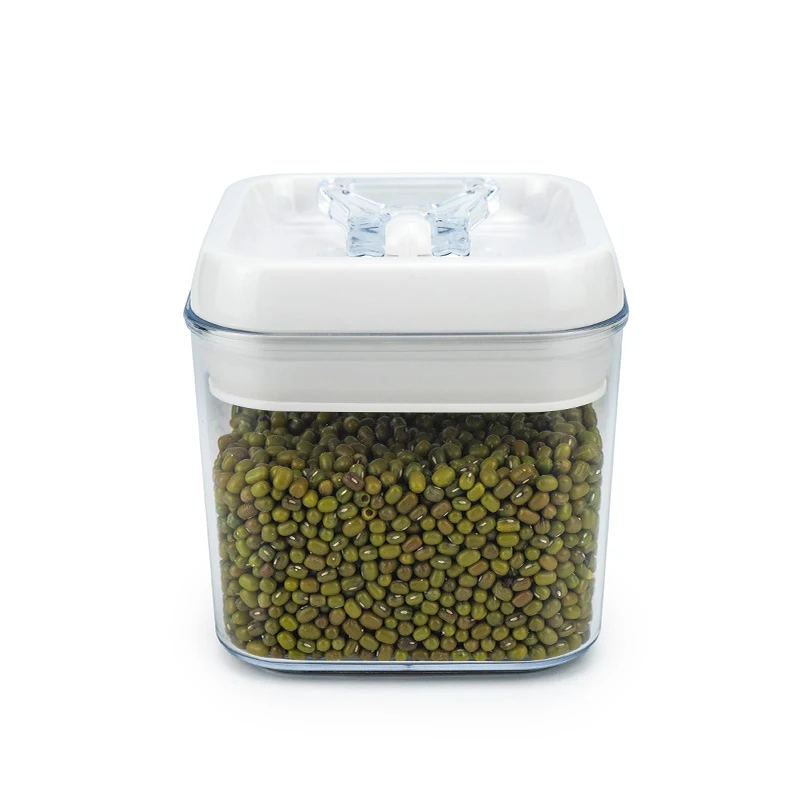 Kitchen Pantry Organization  Large Clear Plastic Canisters For Cereal Classification Airtight Food Storage Container