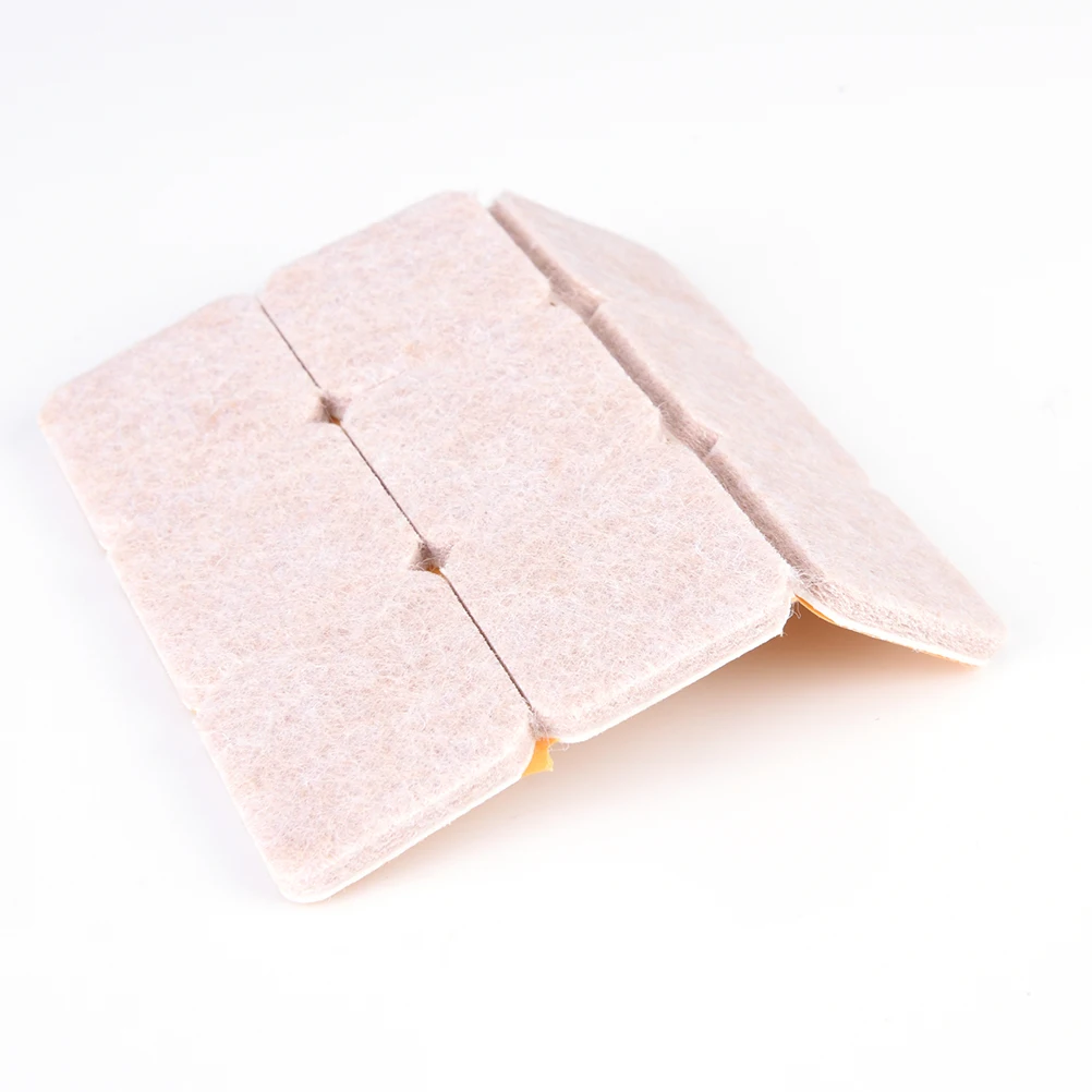 
Hard Surfaces Reduces Noise Round Self Adhesive Furniture Scratch Protector Rectangle Felt Pad 