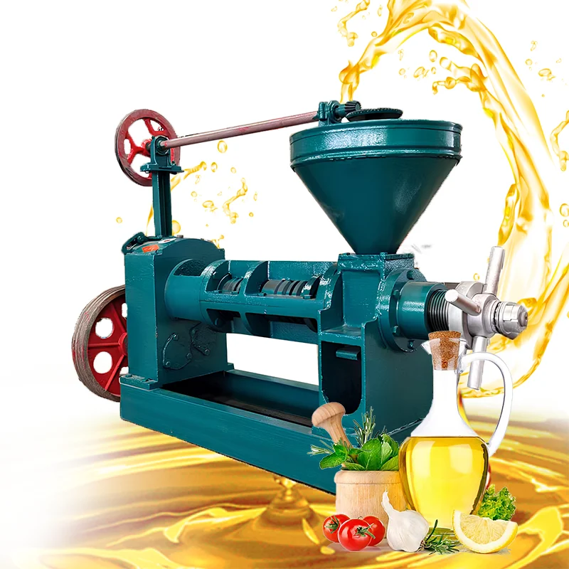 Automatic Hot Oil Expeller Soybean Olive Sesame Oil  Extraction Palm Oil Processing Machine Motor Core