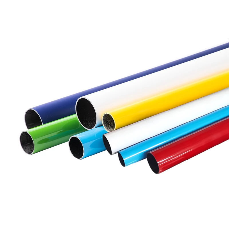 Hot selling 20mm 10mm 75*75mm roll-wrapping glass fiber pipe tubes fiberglass tubes