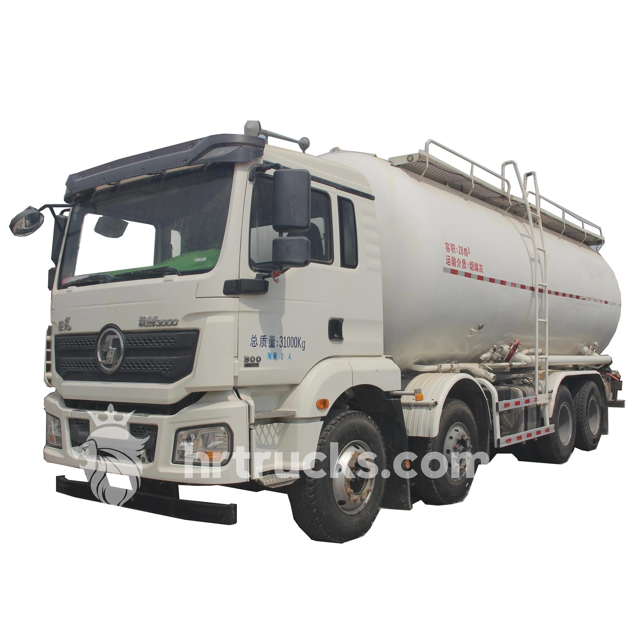Hot sale Powerful engine and advanced control system bituminous ash dust tank for Shacman Delong new X3000 8*4