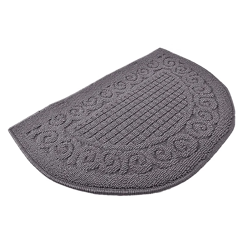 Hot Sale Polypropylene Half Round Rugs Anti Slip Absorbent Indoor Outdoor Door Mats