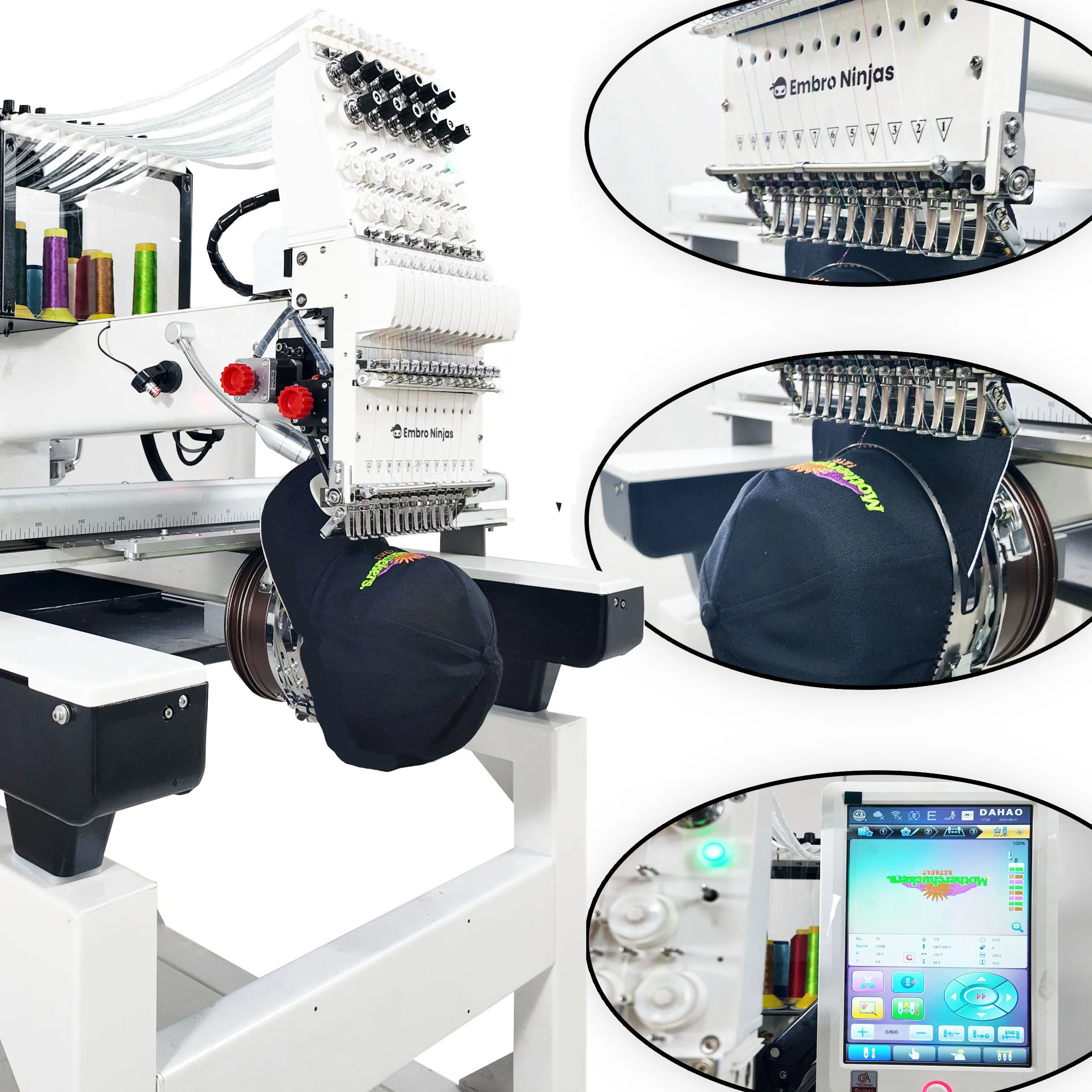 Компьютеризированная одноголовная вышивальная машина