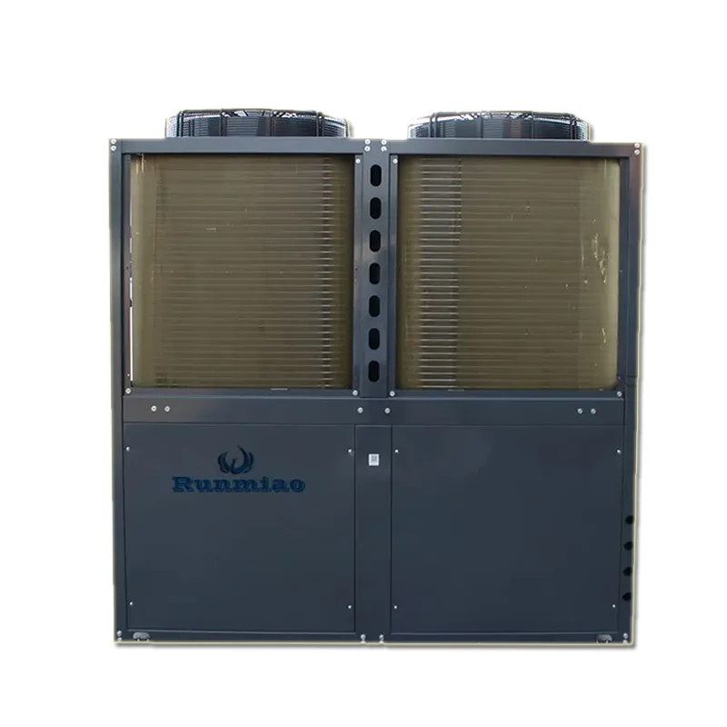 R410a refrigerant pool heat pump inverter hotel pool heating machine PLC wifi controlled