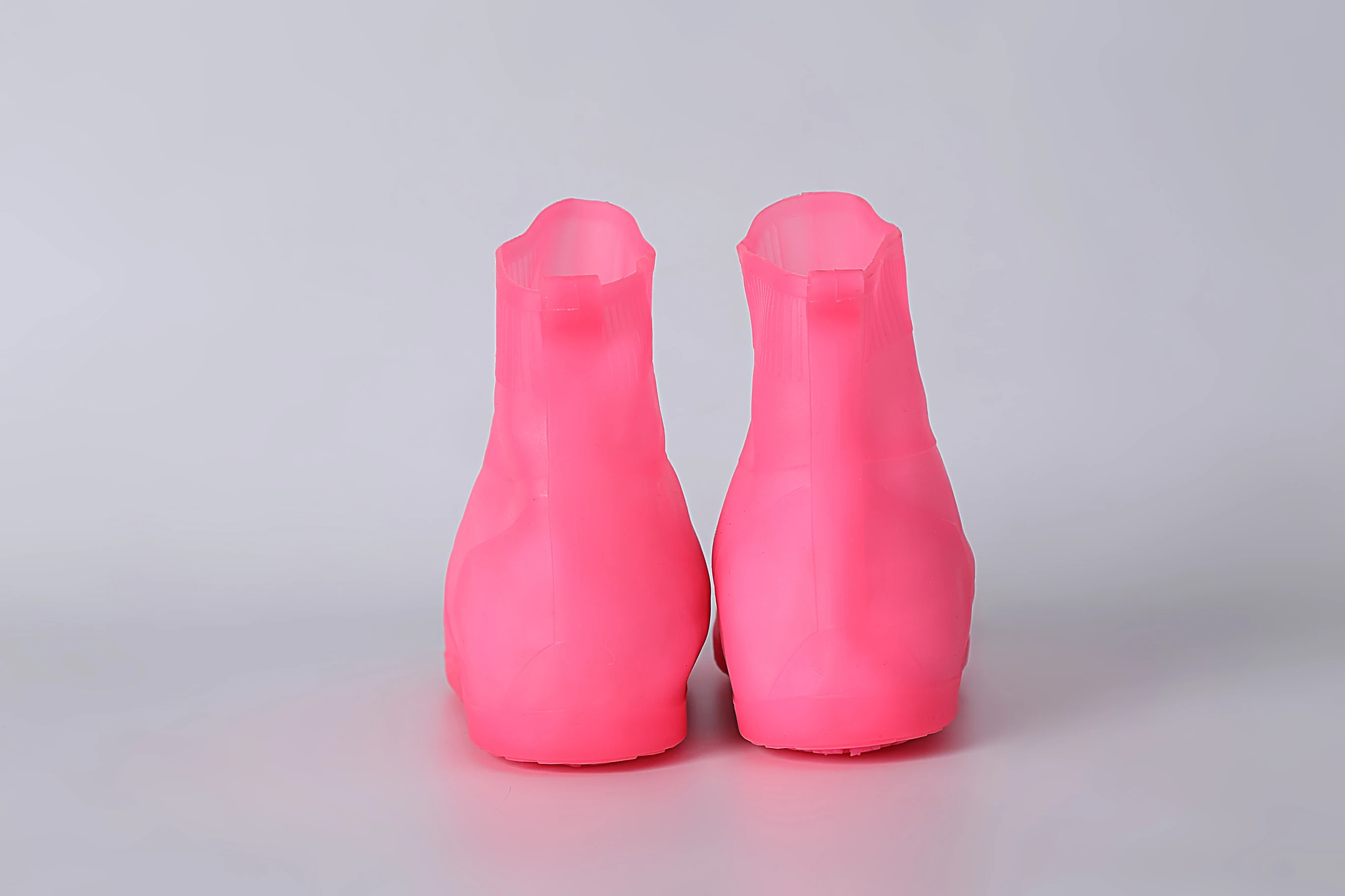 100 Pack Amazon Top Seller Thick Silicone Boots Non-Slip Cycling Reusable Pvc Waterproof Shoe Cover Protector For Unisex