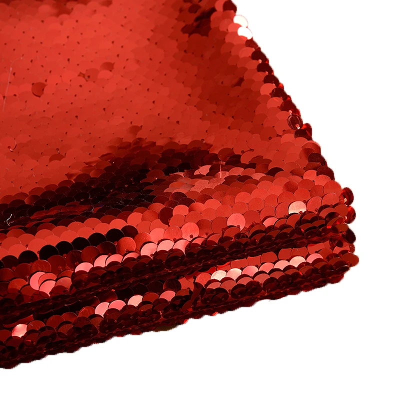 Manufacturers sell 100% polyester mesh fabric Eye catching Sparkly mermaid sequin fabric