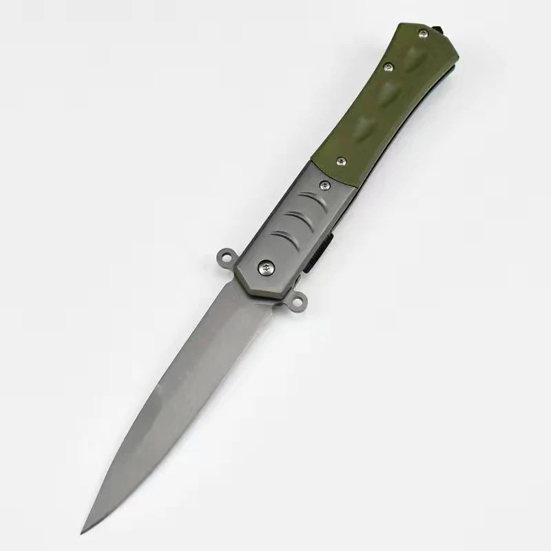 Hot Selling High-Quality 440C Blade G10 Handle Knife Camping Portable Pocket Knife Outdoor Folding Knife