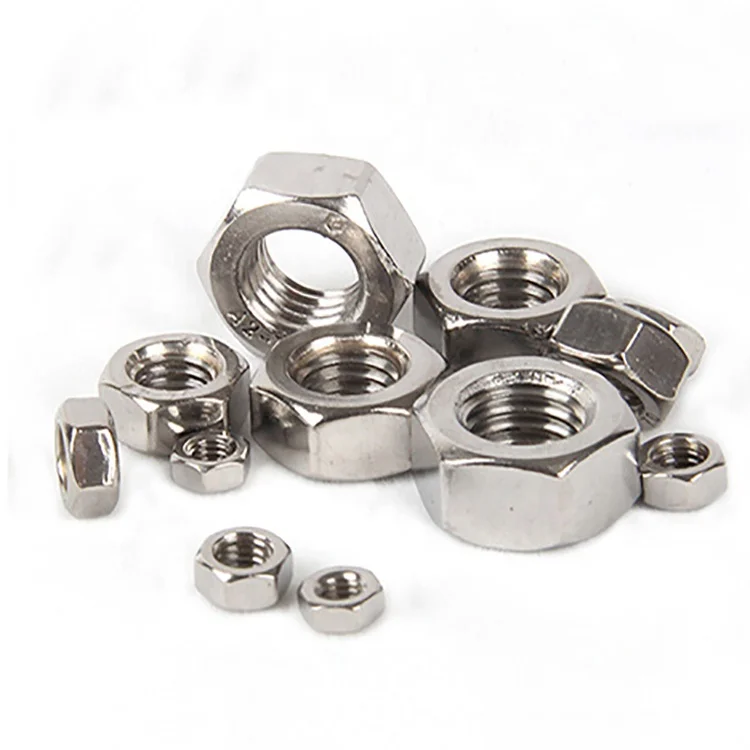 
DIN 934 GB 6170 Stainless Steel 304 316 A2 A4 Hexagon Nut 