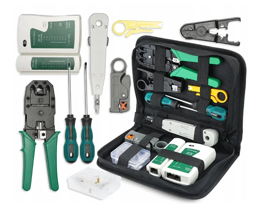 Network Tool Kit Professional Cat6 Cat5e Rj45 Crimp Tool Network Tools Kit Professional Set