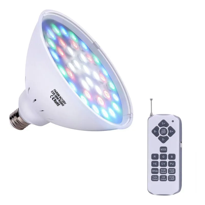 
Manufacturers Selling Abs Pc Material Led Rgb Swimming Pool Waterproof Par56 Color Changing 12V 120V 36W Rgb 