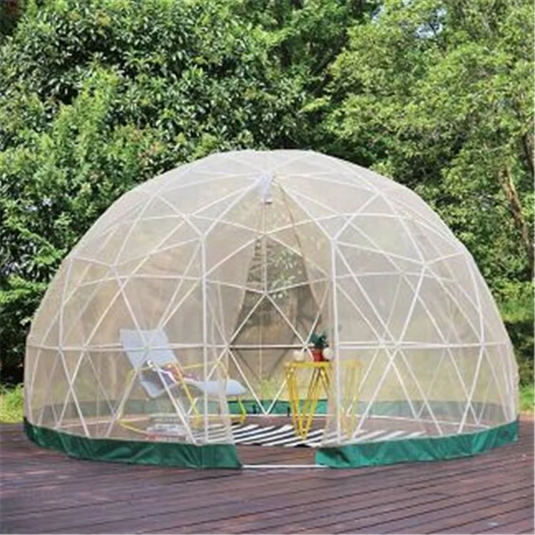 3m/3.6m/4m Transparent Igloo Dome Tent for Restaurant and Garden House with Steel Bars