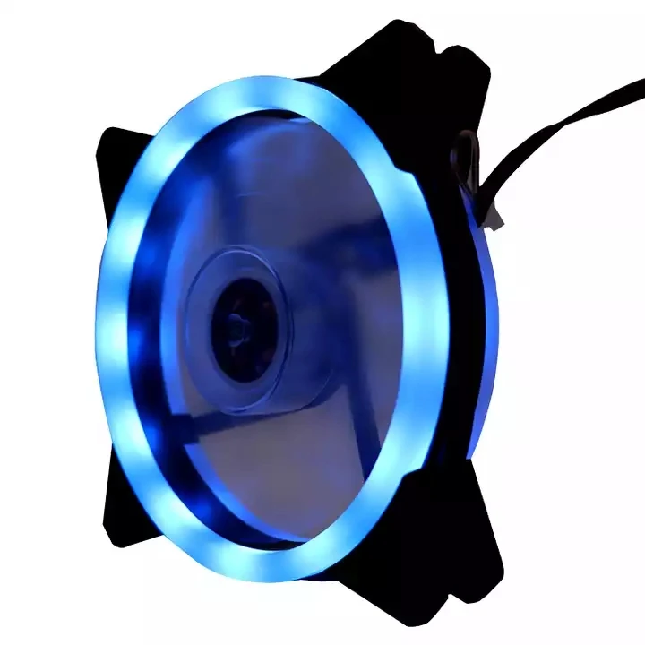12cm computer cooling double thin circle 120mm pc case LED Glow fans