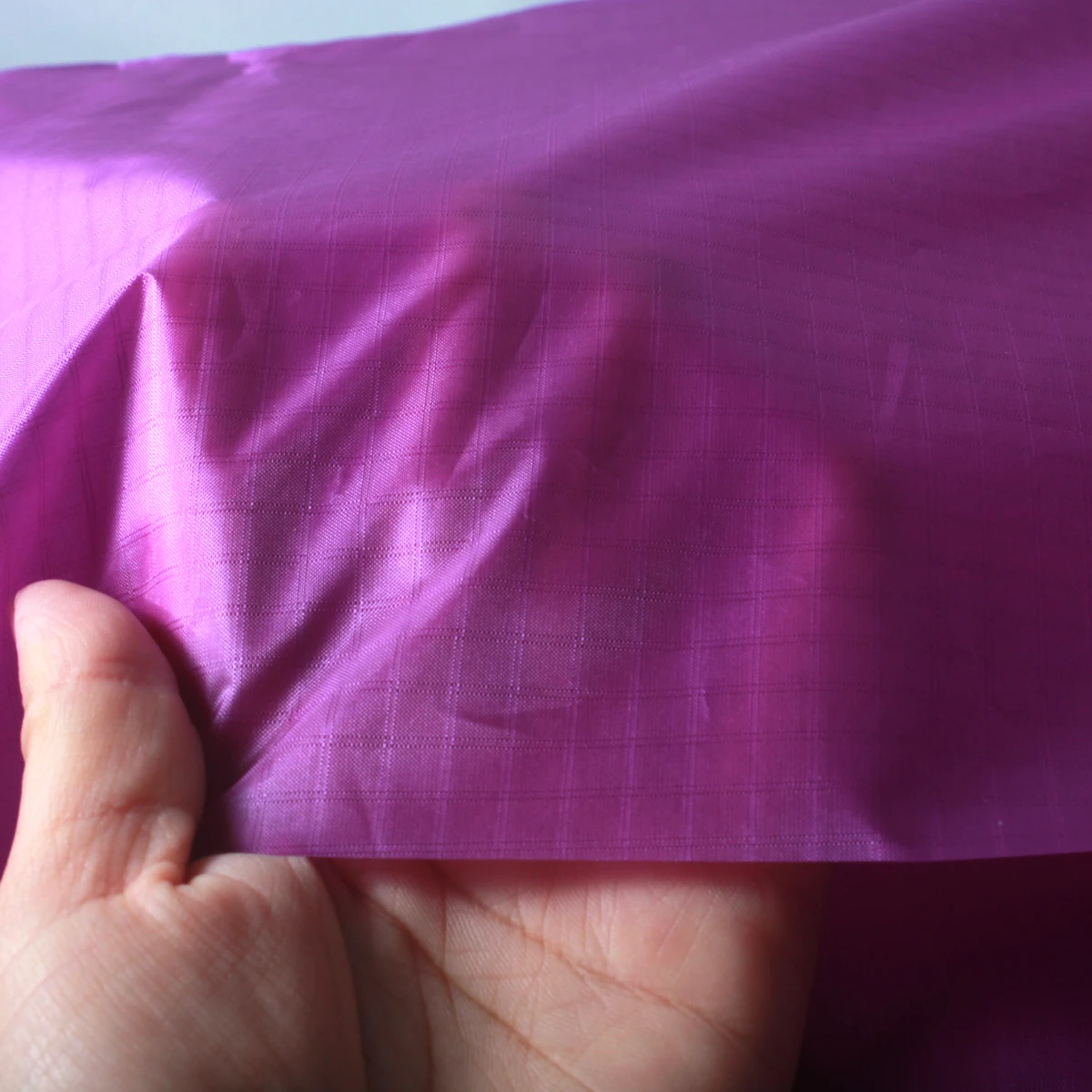 61g/m2 50D 0.3cm Double Line 1.5m Width D2 High Strength Polyester Ripstop Cloth Tissue for Sailboat