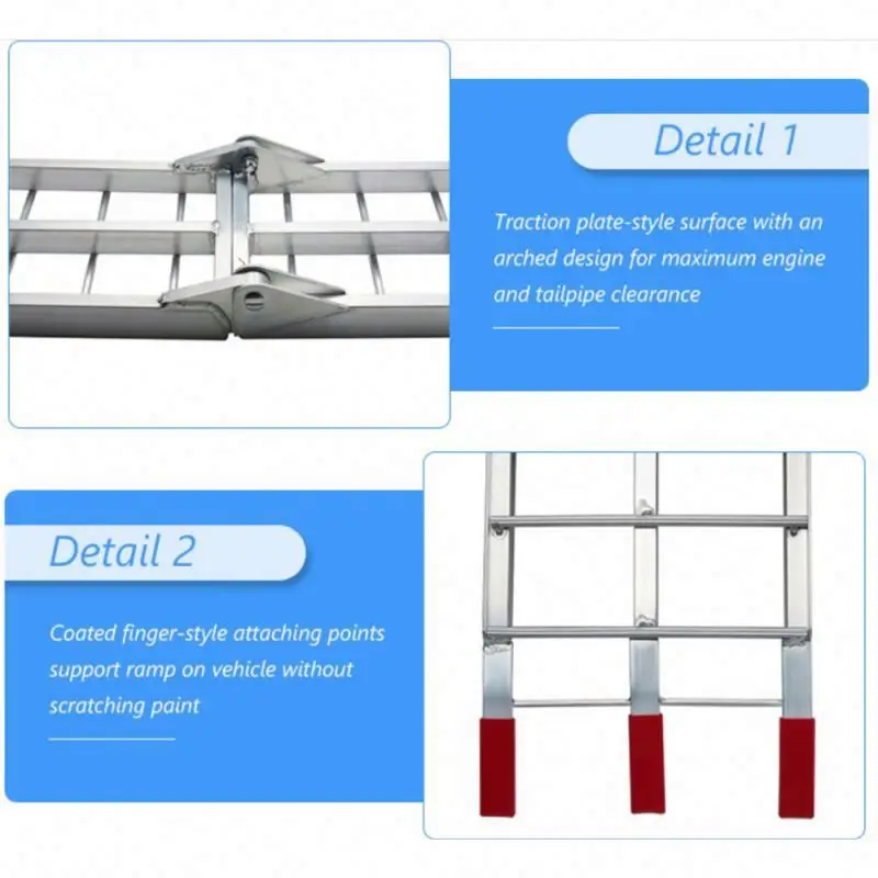 Wholesale Custom Outdoor Motorcycle Folding Loading Ramp LR002 Convenient And Comfortable To Use Motorcycle Ramp Atv Ramp
