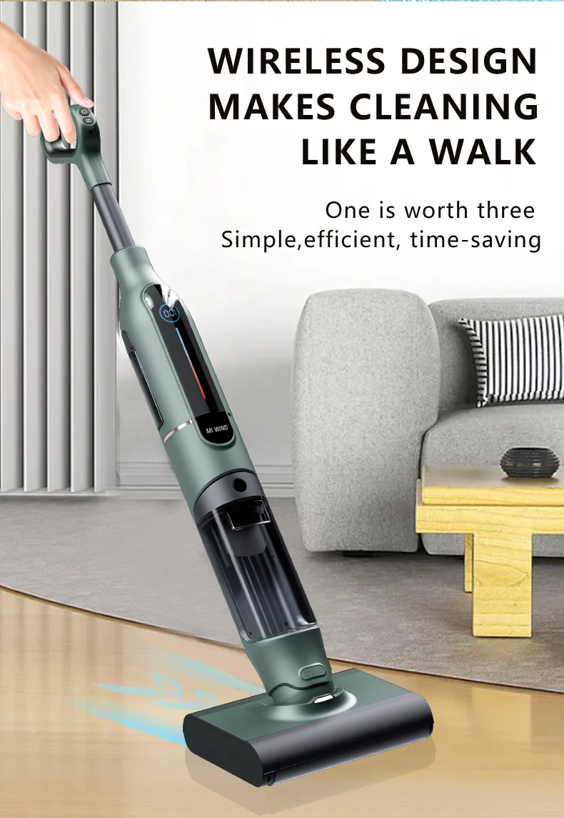 2024 New Household 12000pa Suction Wireless With Self-Cleaning and Voice Assistant All In One Smart Wet Dry floor Vacuum Cleaner