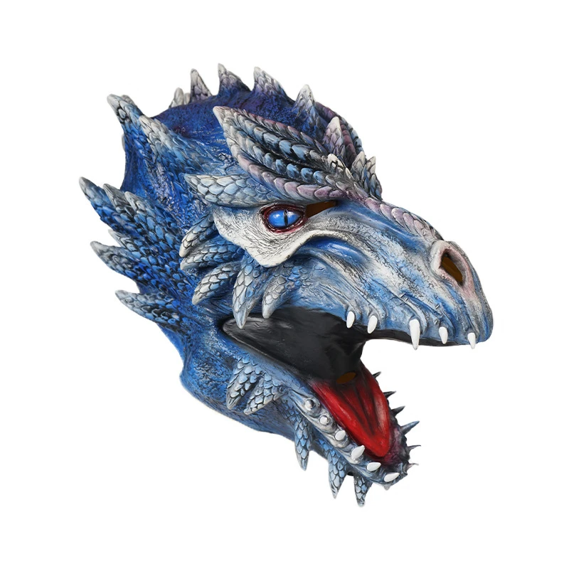 Latex Mask Dinosaur costume Headgear realistic halloween mask party masks for adults masquerade men