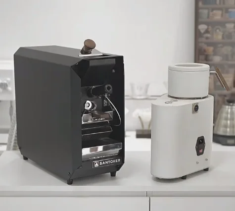 SANTOKER X2 master 50g-200g app control mini coffee roaster home coffee roasting full electric
