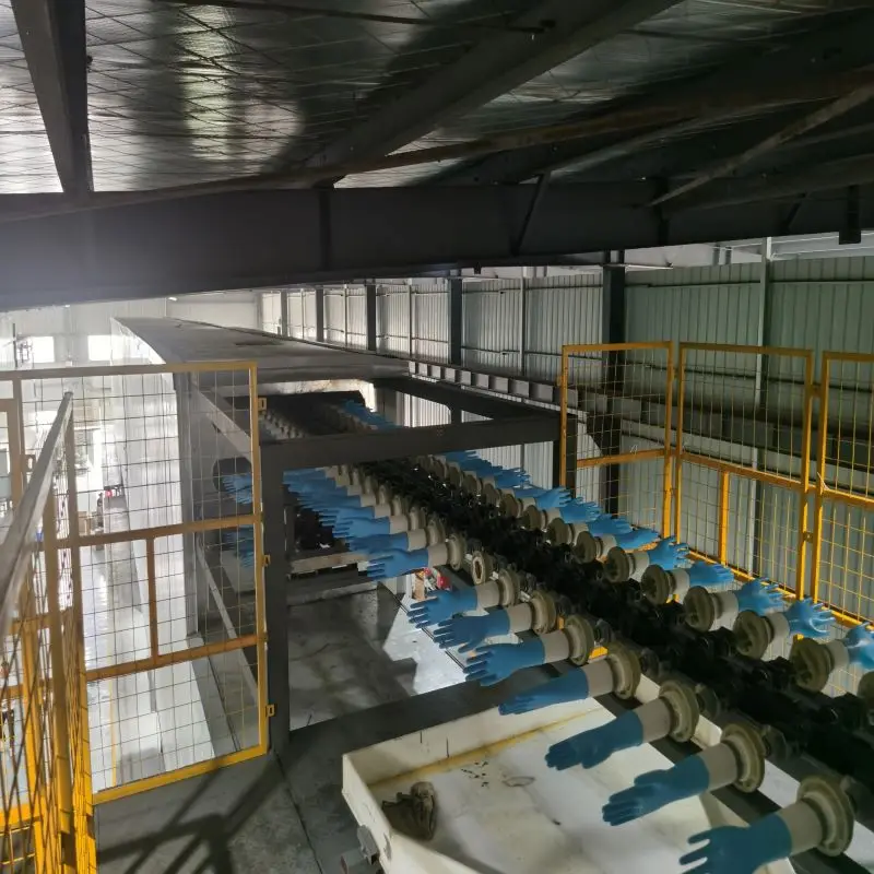 For Hospital Inspection One Time Pu Coated Nitrile/Latex Gloves Making Machine Production Line