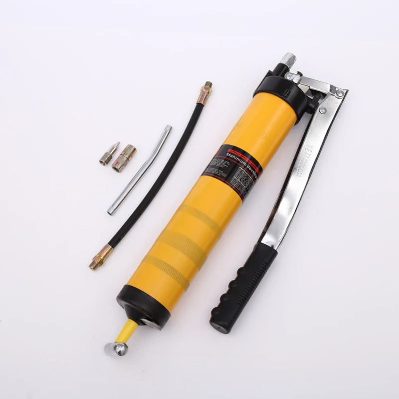 Hand Grease Gun 900CC High Pressure Manual Grease Pump Oil Filling Gun for Maintenance Equipment
